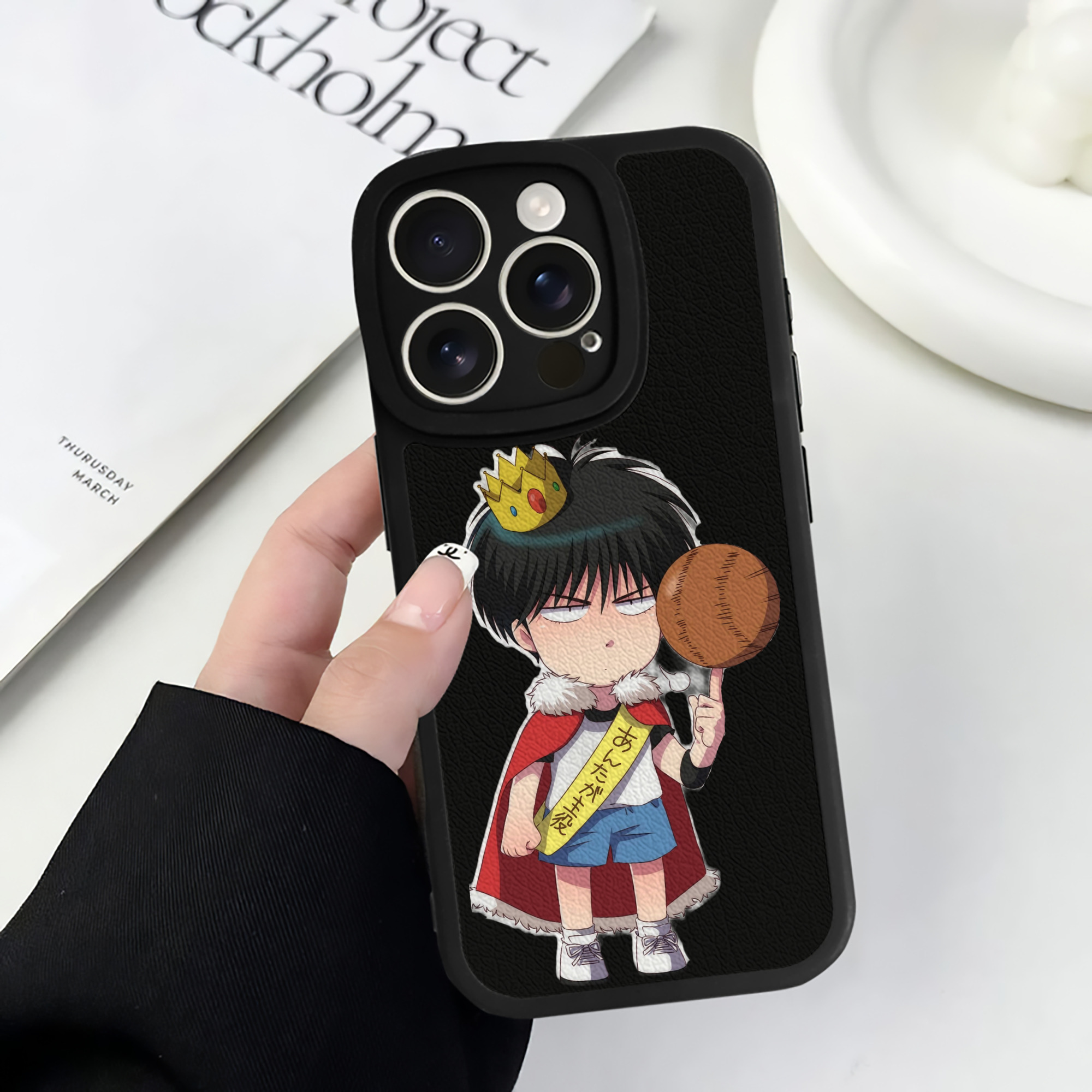 （画像用） SLAM DUNK／スラムダンク 【iPhone 16シリーズ対応】シリコンスマホケース（レザー調） 材質：シリコン